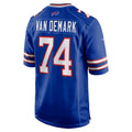 CAdoa B.Bills #74 Ryan Van Demark Royal Game Player Jersey