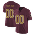 Custom W.Commanders Burgundy Alternate Vapor Untouchable Home Game Any Name & Numbers CAdoa Stitched Jerseys