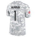 A.Cardinals #1 Kyler Murray Player Camo Salute to Service Limited Home beagls Stitched Jerseys
