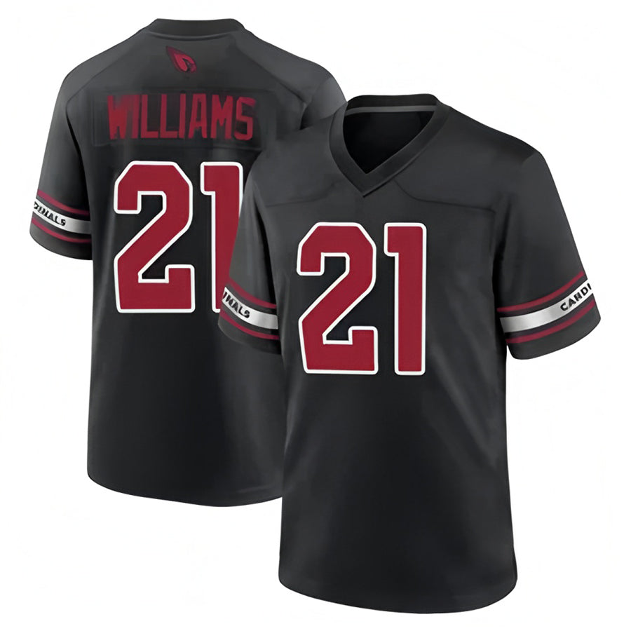 A.Cardinals #21 Garrett Williams Player Black Game Home beagls Stitched Jerseys