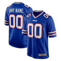 Custom B.Bills Royal Home Game Any Name & Numbers CAdoa Stitched Jerseys