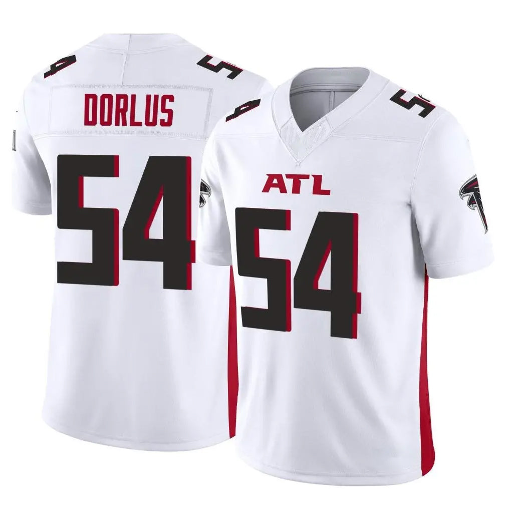 A.Falcons #54 Brandon Dorlus Player White Vapor F.U.S.E. Limited CAdoa Stitched Jerseys