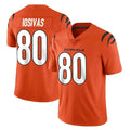 C.Bengals #80 Andrei Iosivas Player Orange Vapor Untouchable Limited Home Game CAdoa Stitched Jerseys
