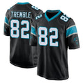 C.Panthers #82 Tommy Tremble Player Black Game CAdoa Stitched Jerseys