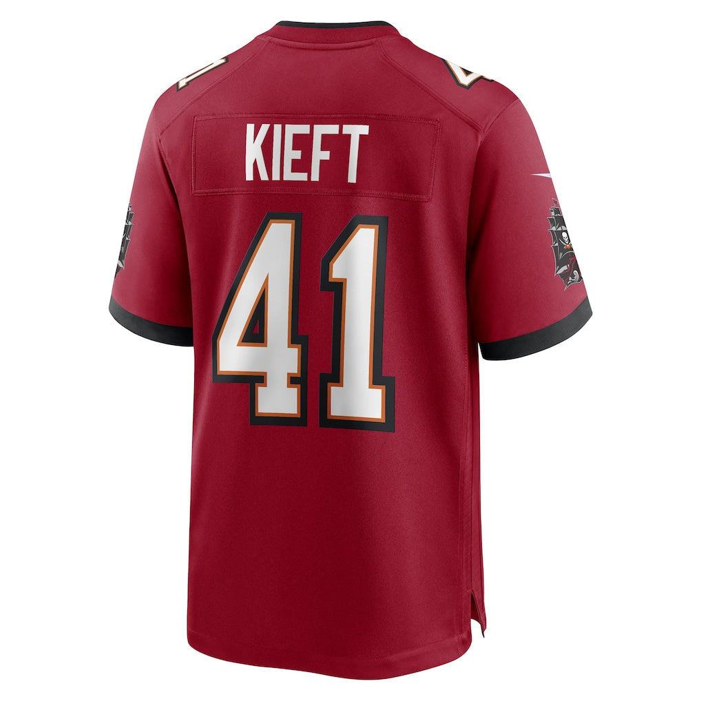 CAdoa TB.Buccaneers #41 Ko Kieft Red Game Player Jersey