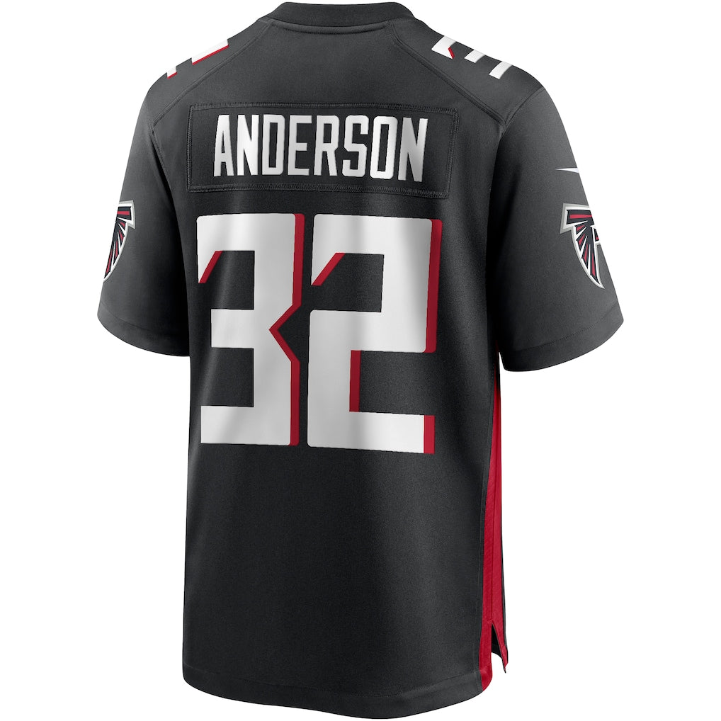CAdoa A.Falcons #32 Jamal Anderson Black Game Retired Player Jersey