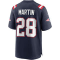 CAdoa NE.Patriots #28 Curtis Martin Navy Game Retired Player Jersey