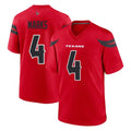 H.Texans #4 Woody Marks Player Red Alternate Home Game CAdoa Stitched Jerseys