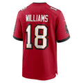 CAdoa TB.Buccaneers #18 Josh Williams Red Team Game Jersey