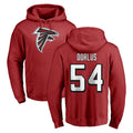 A.Falcons #54 Brandon Dorlus Player Red Pullover Hoodies Home Game CAdoa Stitched Jerseys