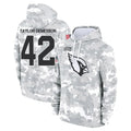A.Cardinals #42 Dadrion Taylor-Demerson Player Camo Salute to Service Hoodies beagls Stitched Jerseys