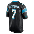 CAdoa C.Panthers #7 Steve Beuerlein Black Retired Player Jersey
