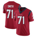 H.Texans #71 Braden Smith Player Red Limited Vapor Untouchable Home Game CAdoa Stitched Jerseys