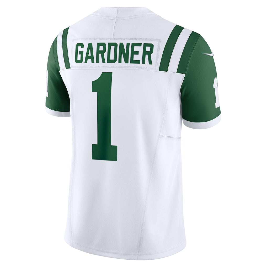CAdoa NY.Jets #1 Ahmad Sauce Gardner White Classic Alternate Vapor F.U.S.E. Limited Jersey