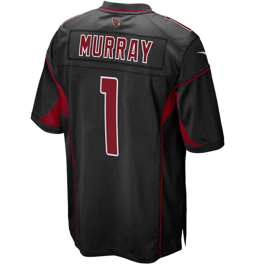 A.Cardinals #1 Kyler Murray Player Black 2nd Alternate Game beagls Stitched Jerseys