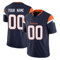 Custom D.Broncos Navy Limited Vapor F.U.S.E. Home Game Any Name & Numbers CAdoa Stitched Jerseys