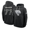 J.Jaguars #77 Anton Harrison Player 2026 Black Logo Pullover Hoodies Limited Game CAdoa Stitched Jerseys
