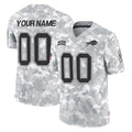 Custom B.Bills Arctic Camo Salute to Service Limited Any Name & Numbers CAdoa Stitched Jerseys