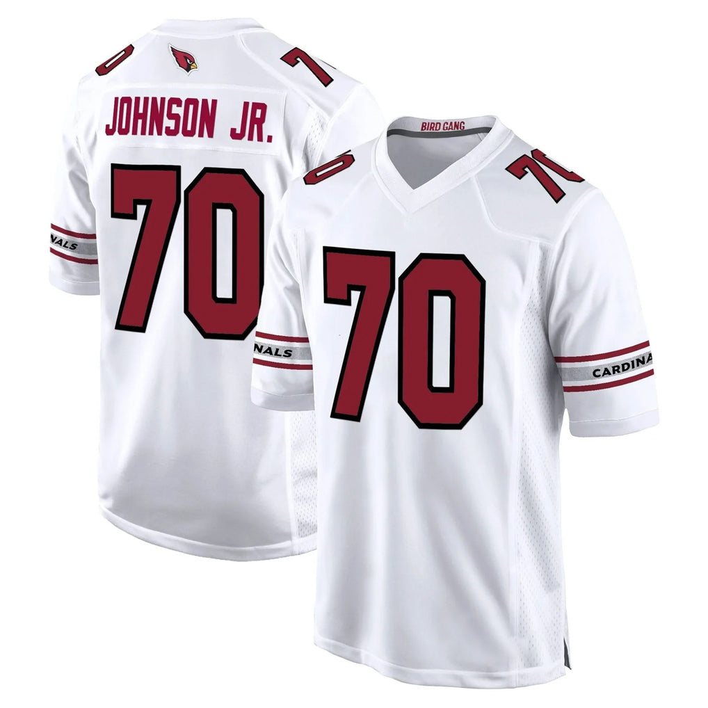 A.Cardinals #70 Paris Johnson Jr. Player White Fashion Home Game CAdoa Stitched Jerseys
