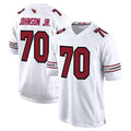 A.Cardinals #70 Paris Johnson Jr. Player White Fashion Home Game CAdoa Stitched Jerseys