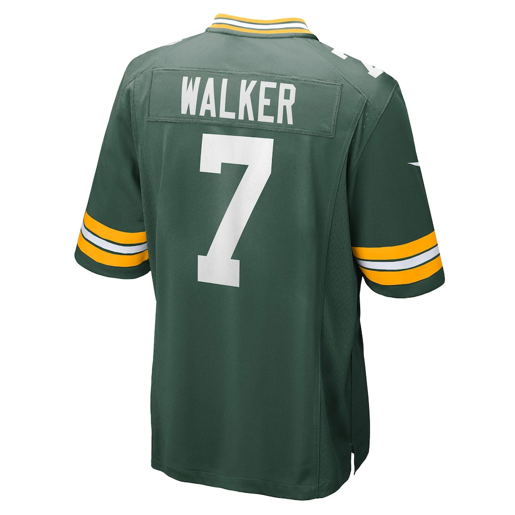 CAdoa GB.Packers #7 Quay Walker Green Player Game Jersey