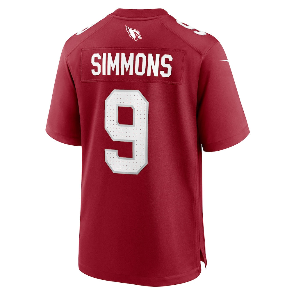 CAdoa A.Cardinals #9 Isaiah Simmons Cardinal Team Game Jersey