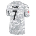 D.Broncos #7 John Elway Player Arctic Camo Salute to Service Limited CAdoa Stitched Jerseys