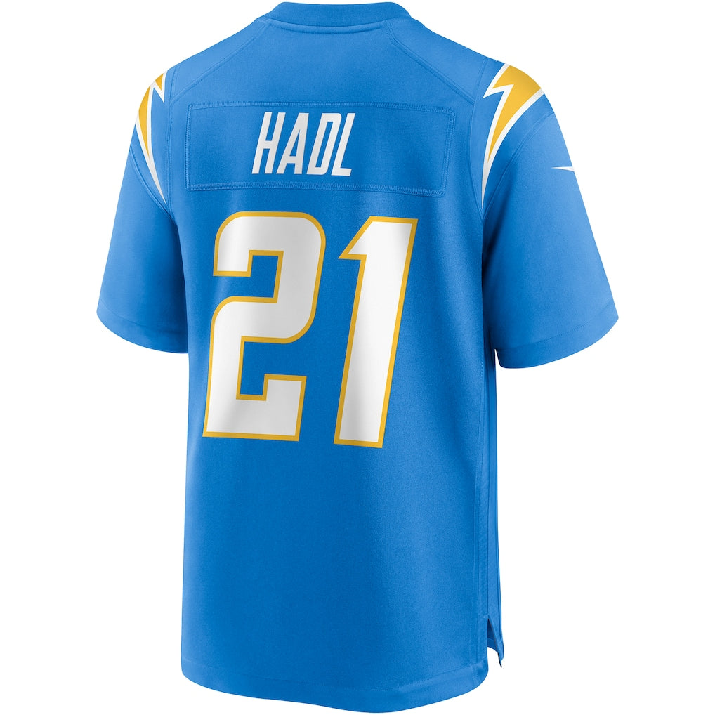 CAdoa LA.Chargers #21 John Hadl Powder Blue Game Retired Player Jersey