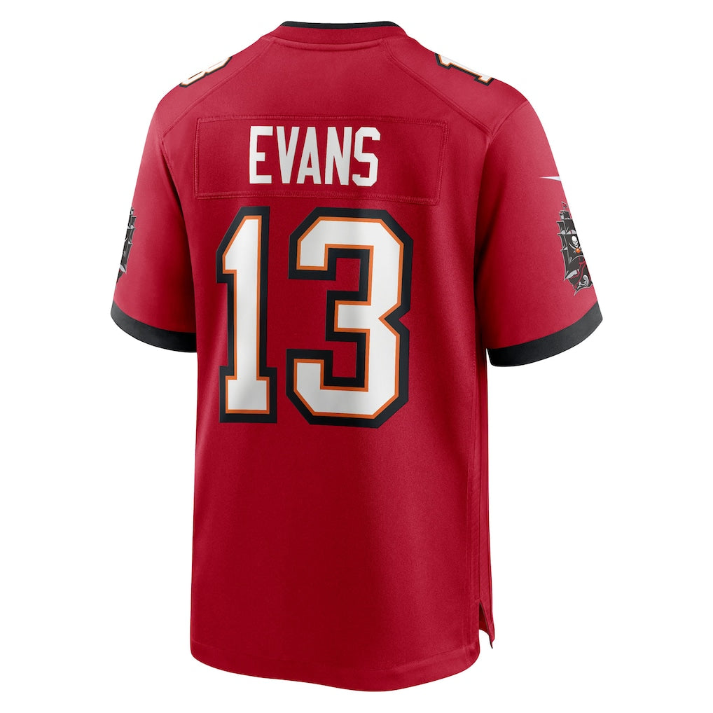 CAdoa TB.Buccaneers #13 Mike Evans Red 50th Season Team Game Jersey