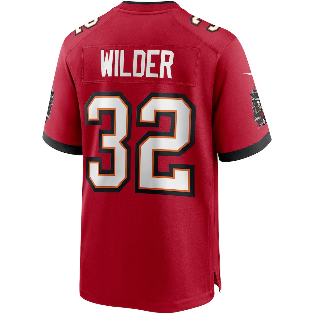 CAdoa TB.Buccaneers #32 James Wilder Red Game Retired Player Jersey