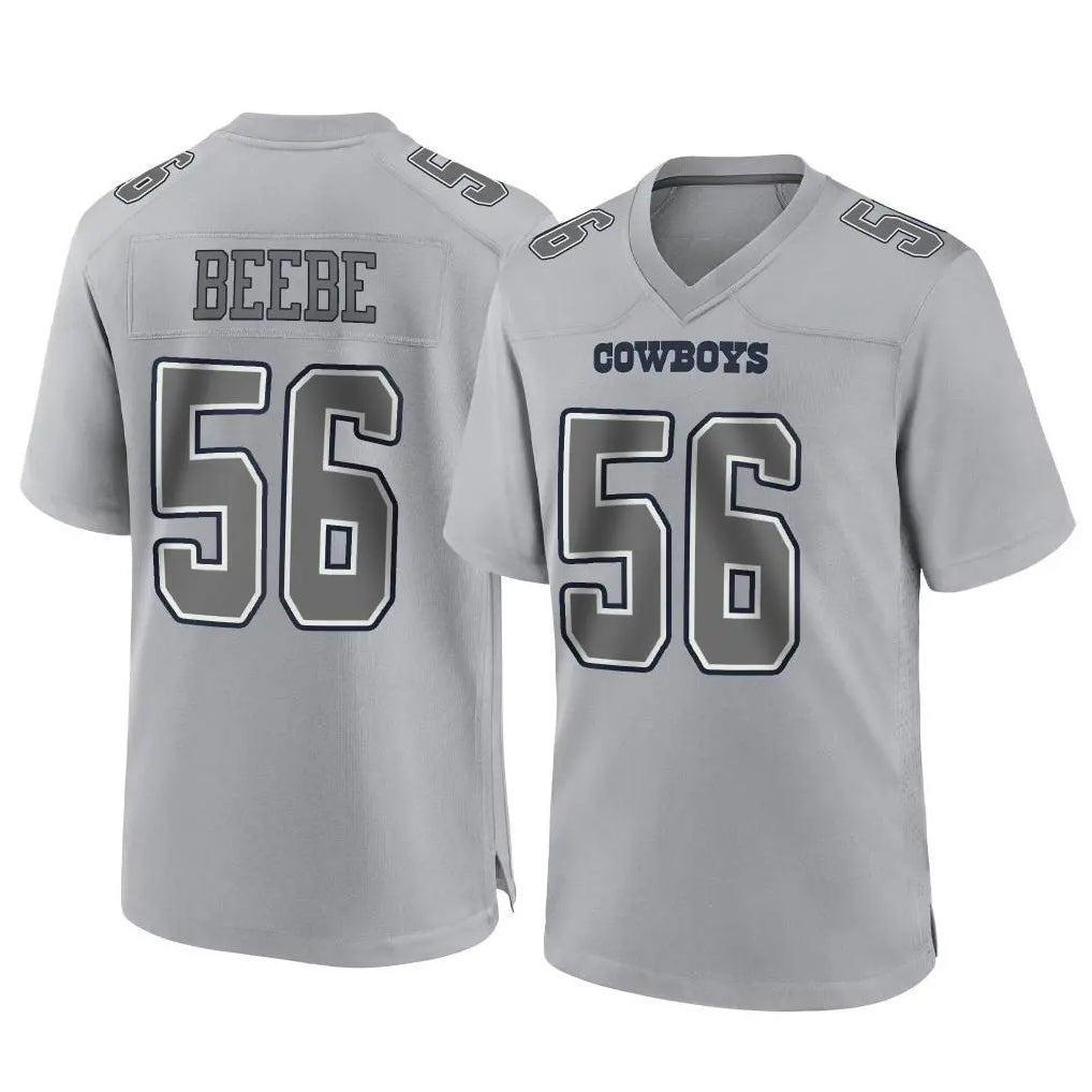 D.Cowboys #56 Cooper Beebe Player Gray Atmosphere Fashion Home Game CAdoa Stitched Jerseys