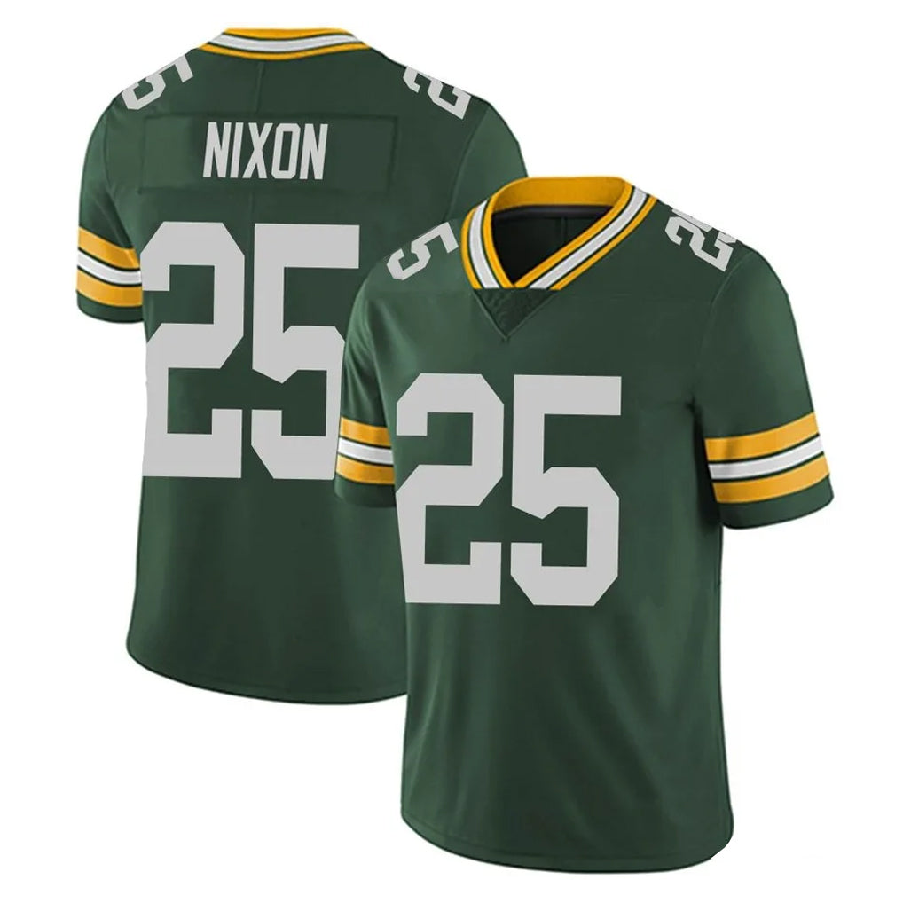 GB.Packers #25 Keisean Nixon Player Green Vapor Untouchable Limited Home Game CAdoa Stitched Jerseys