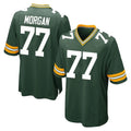 GB.Packers #77 Jordan Morgan Player Green Home Game CAdoa Stitched Jerseys