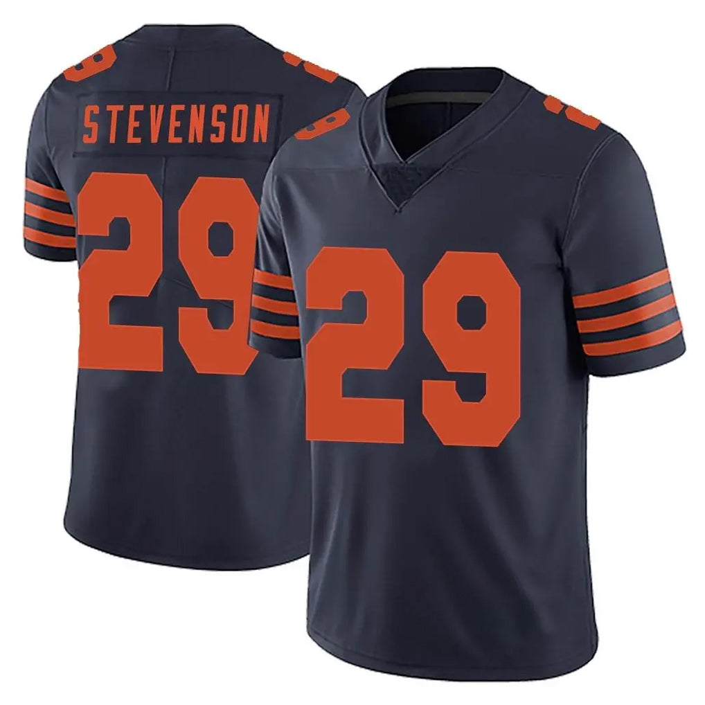 C.Bears #29 Tyrique Stevenson Player Navy Blue Alternate Vapor Untouchable Limited CAdoa Stitched Jerseys