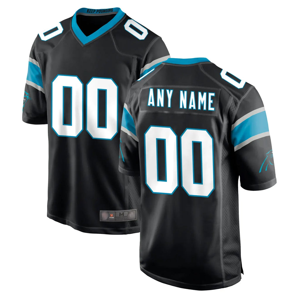 Custom C.Panthers Black Game Any Name & Numbers CAdoa Stitched Jerseys