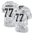 GB.Packers #77 Jordan Morgan Player Arctic Camo Salute To Service Limited CAdoa Stitched Jerseys