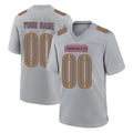 Custom W.Commanders Gray Atmosphere Fashion Home Game Any Name & Numbers CAdoa Stitched Jerseys