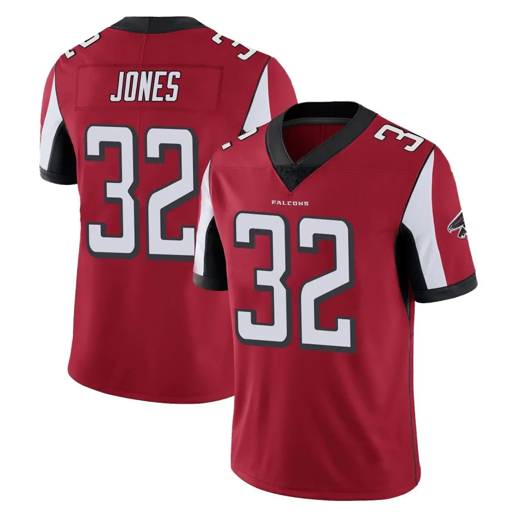 A.Falcons #32 Cash Jones Player Red Color Vapor Untouchable Limited Home Game CAdoa Stitched Jerseys