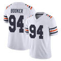 C.Bears #94 Austin Booker Player White Classic Vapor Limited Home Game CAdoa Stitched Jerseys