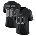 Custom LV.Raiders Black Limited Black Impact Home Game Any Name & Numbers CAdoa Stitched Jerseys