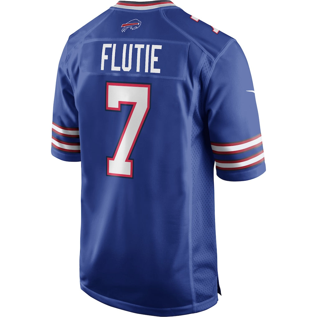CAdoa B.Bills #7 Doug Flutie Royal Game Retired Player Jersey