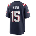 CAdoa NE.Patriots #15 Marte Mapu Navy Game Retired Player Jersey