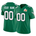 Custom P.Eagles Green Kelly Alternate Vapor F.U.S.E. Super Bowl LIX Home Game Any Name & Numbers CAdoa Stitched Jerseys