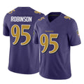 B.Ravens #95 Tavius Robinson Player Purple Vapor F.U.S.E. Limited CAdoa Stitched Jerseys