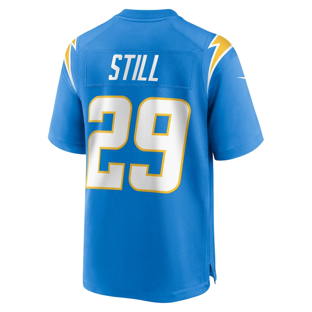 CAdoa LA.Chargers #29 Tarheeb Still Powder Blue Team Game Jersey