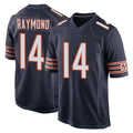 C.Bears #14 Kalif Raymond Player Navy Home Game CAdoa Stitched Jerseys