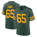 GB.Packers #65 Aaron Banks Player Green Alternate Home Game CAdoa Stitched Jerseys