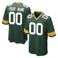 Custom GB.Packers Green Home Game Any Name & Numbers CAdoa Stitched Jerseys