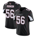 A.Cardinals #56 Darius Robinson Player Black Vapor Limited Home Game CAdoa Stitched Jerseys