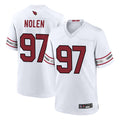 A.Cardinals #97 Walter Nolen III Player White Game beagls Stitched Jerseys